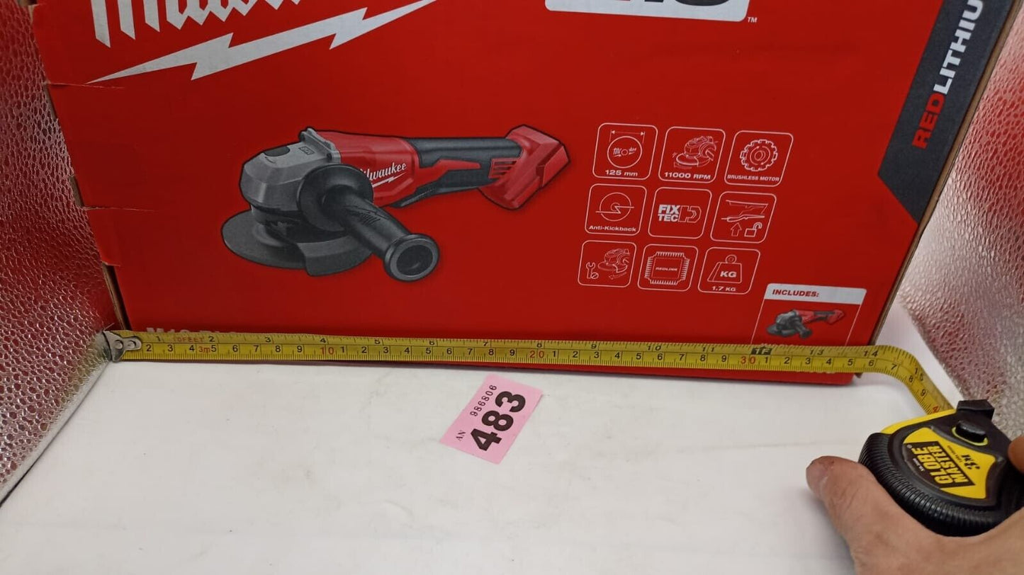 Milwaukee M18 BLSAG115XPD 18v Brushless 125mm Angle Grinder. New and Sealed