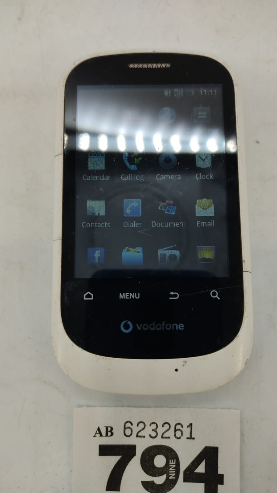 Vodafone 858 Smart (Vodafone) 130MB Android Smartphone Device Only. Used