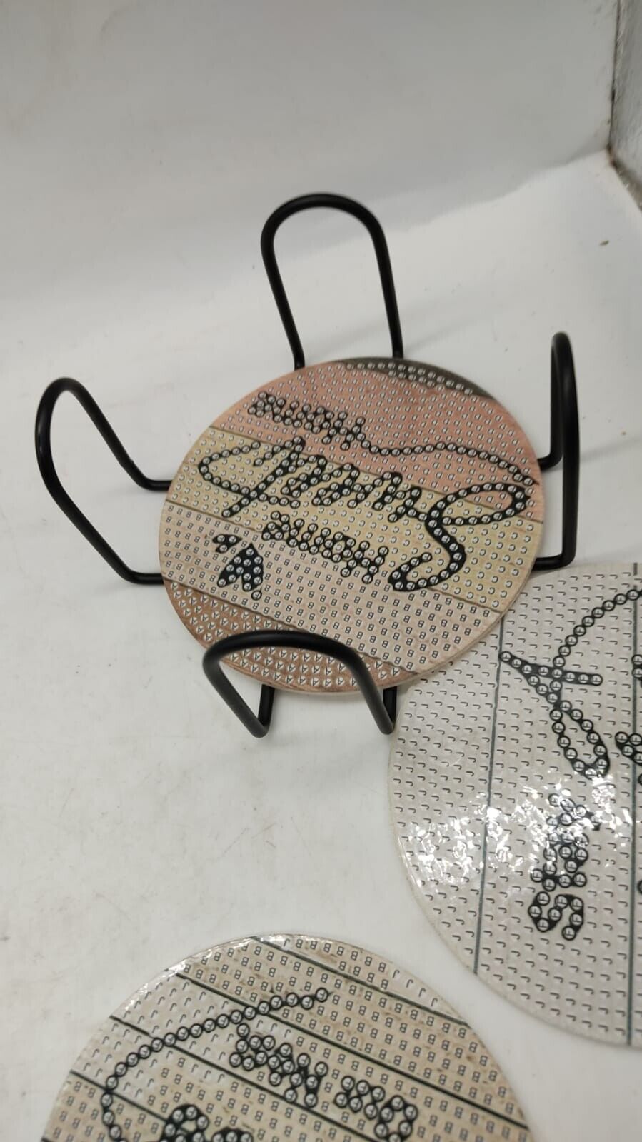 Rhinestone Painting Coasters Rustic Pastoral Sparkling Odourless Coaster Art Kit