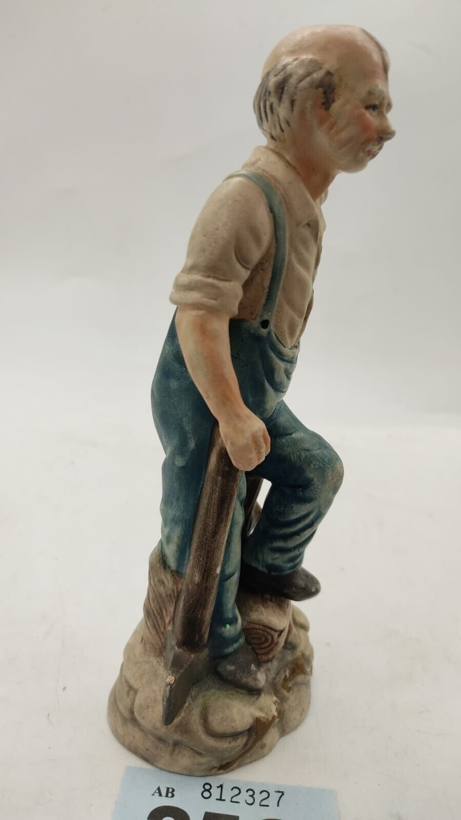 Capodimonte Decorative Figurine "The Wood Chopper" - Vintage