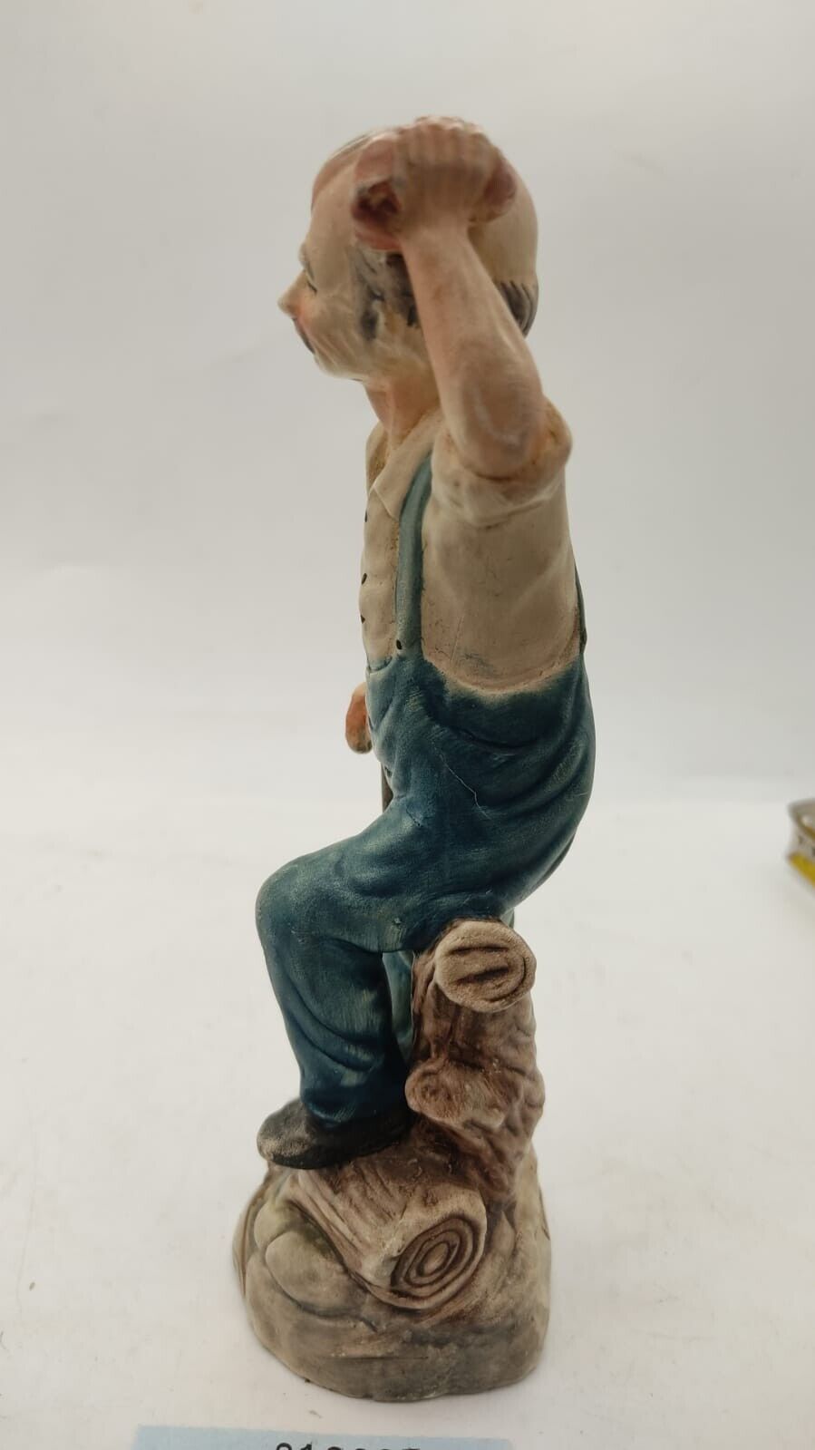Capodimonte Decorative Figurine "The Wood Chopper" - Vintage