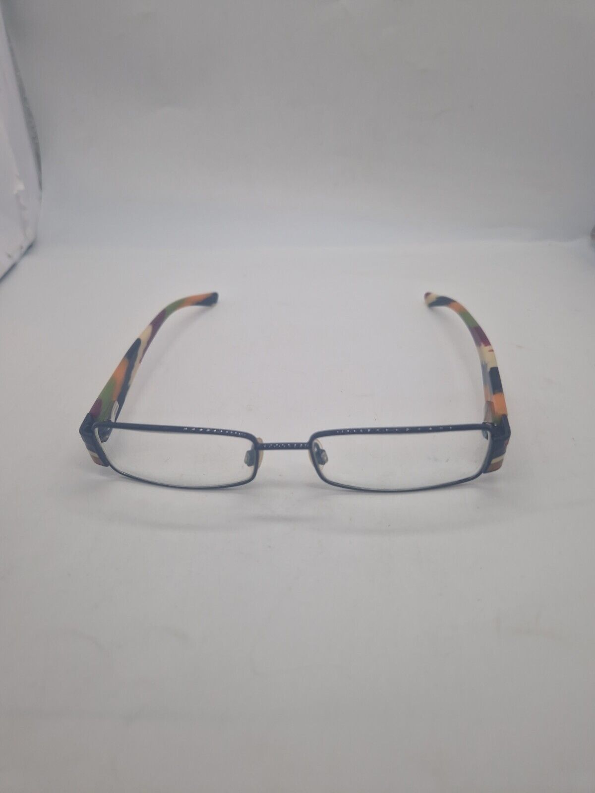Missoni Women's Spectacles MULTI COLOUR Frames ONLY Eyeglasses Rectangle Vintage