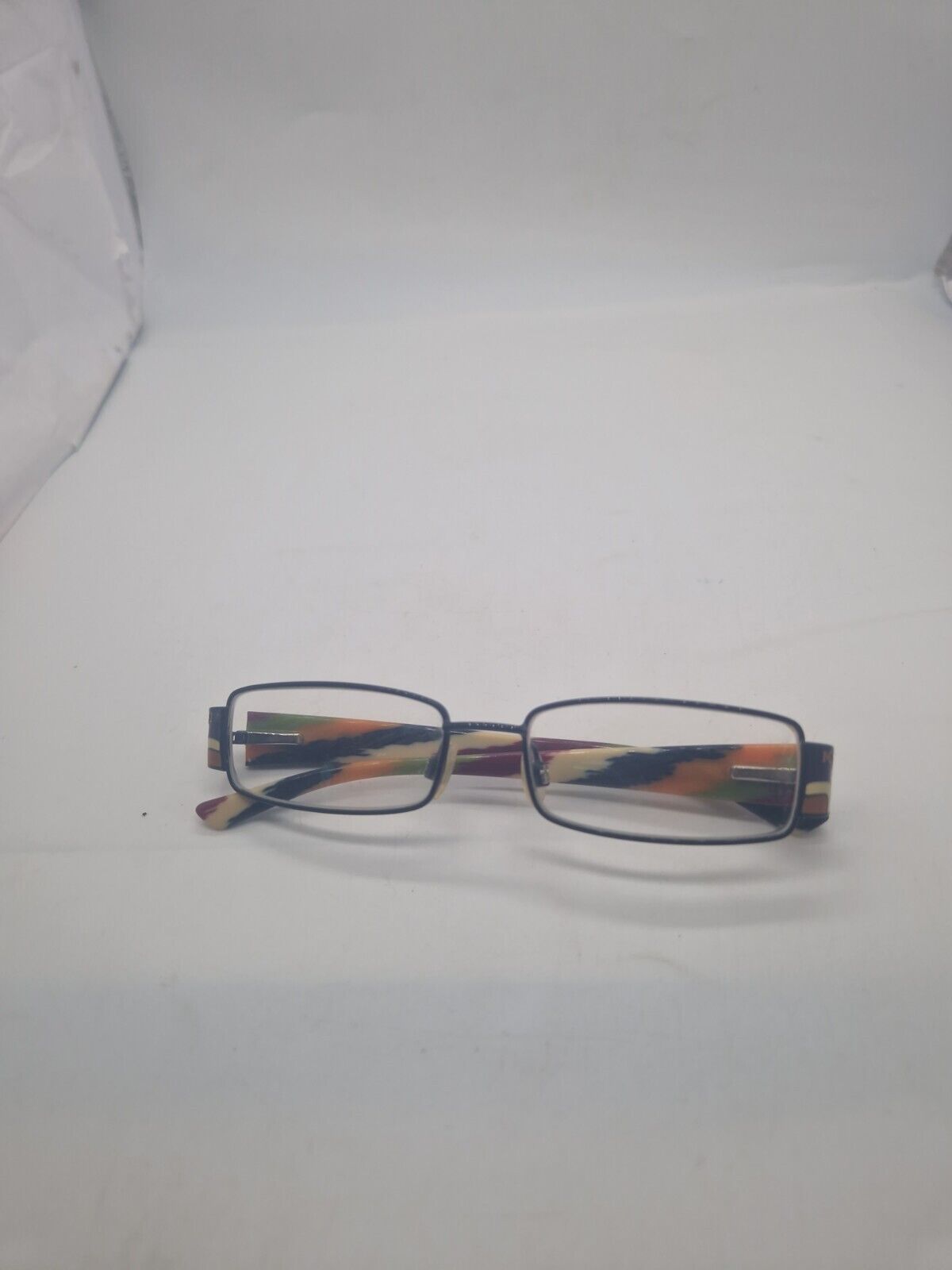 Missoni Women's Spectacles MULTI COLOUR Frames ONLY Eyeglasses Rectangle Vintage