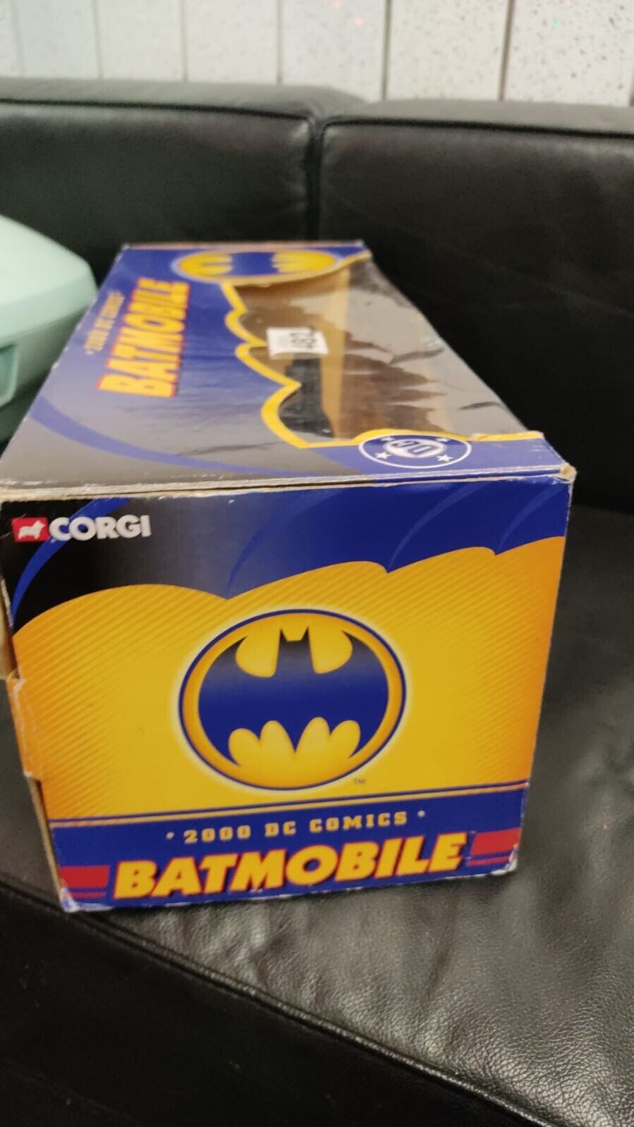 Corgi 2000's DC Comics 1:18 Scale Die Cast Batmobile Boxed - Black Vintage