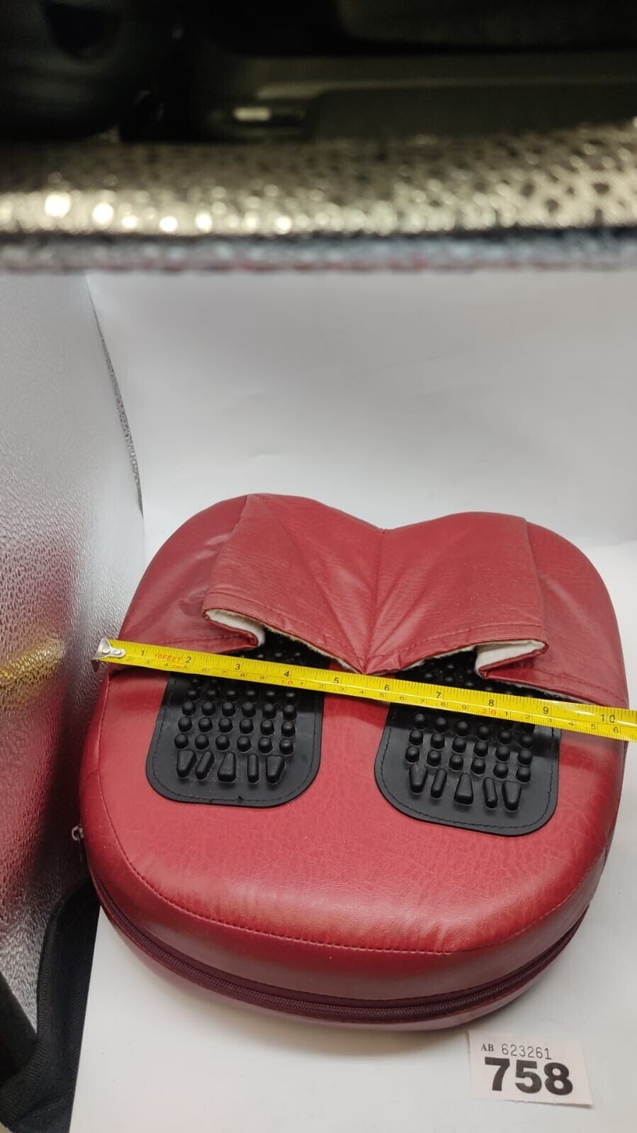 Sirius Double-Sided Back and Foot Massage Cushion. Used. Good Condition