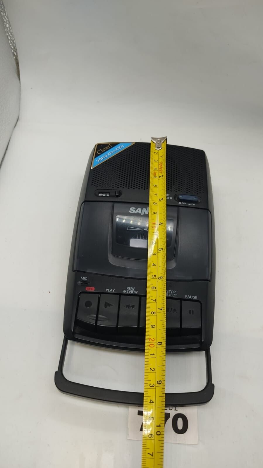 Sanyo TRC-SB1000 Clear Voice Xpander Standard Cassette Recorder Working, Vintage