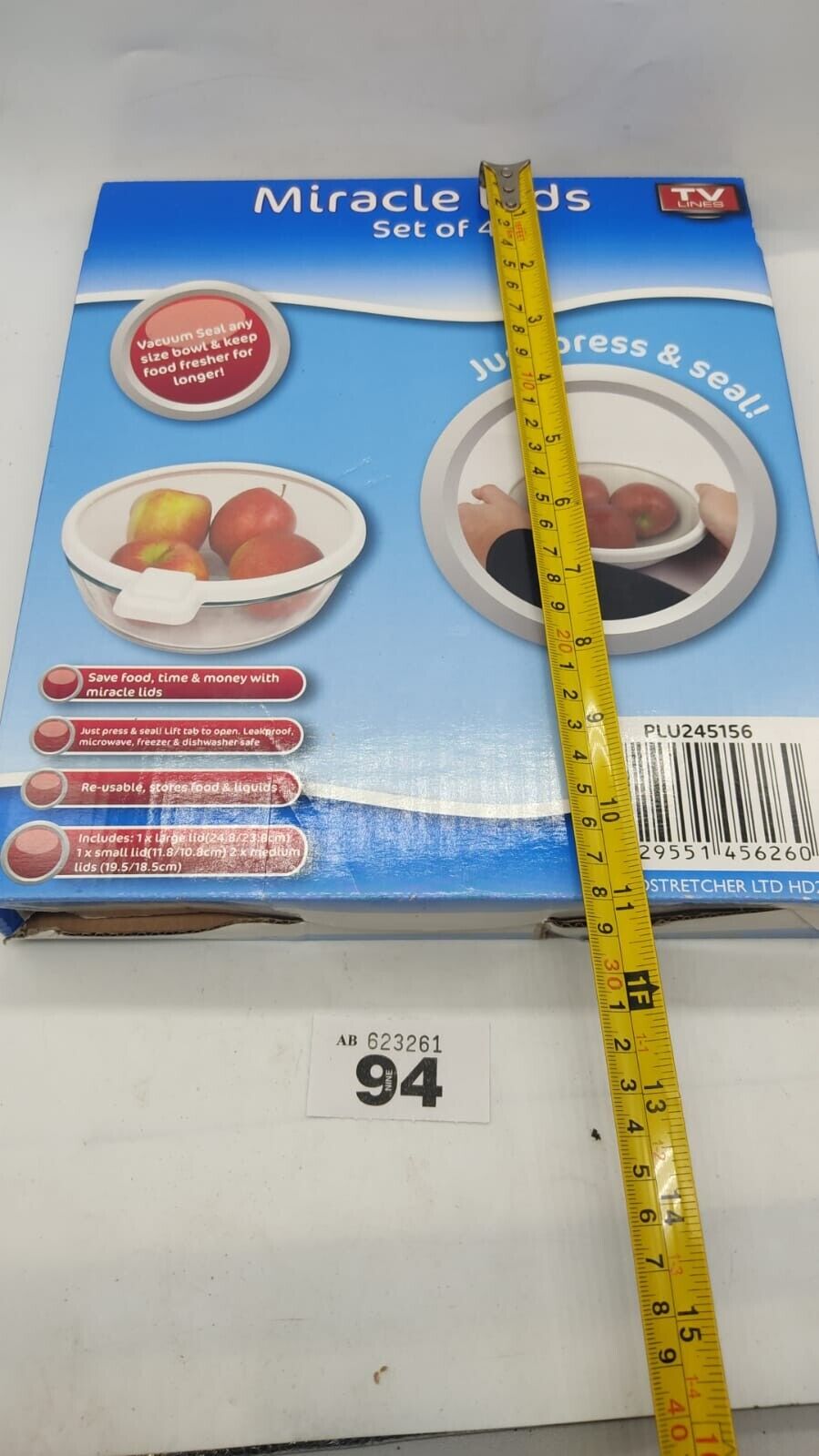 Miracle Lids Covers, Magic Lids, Flexible 4pcs Keeping Food Fresh Reusable. New