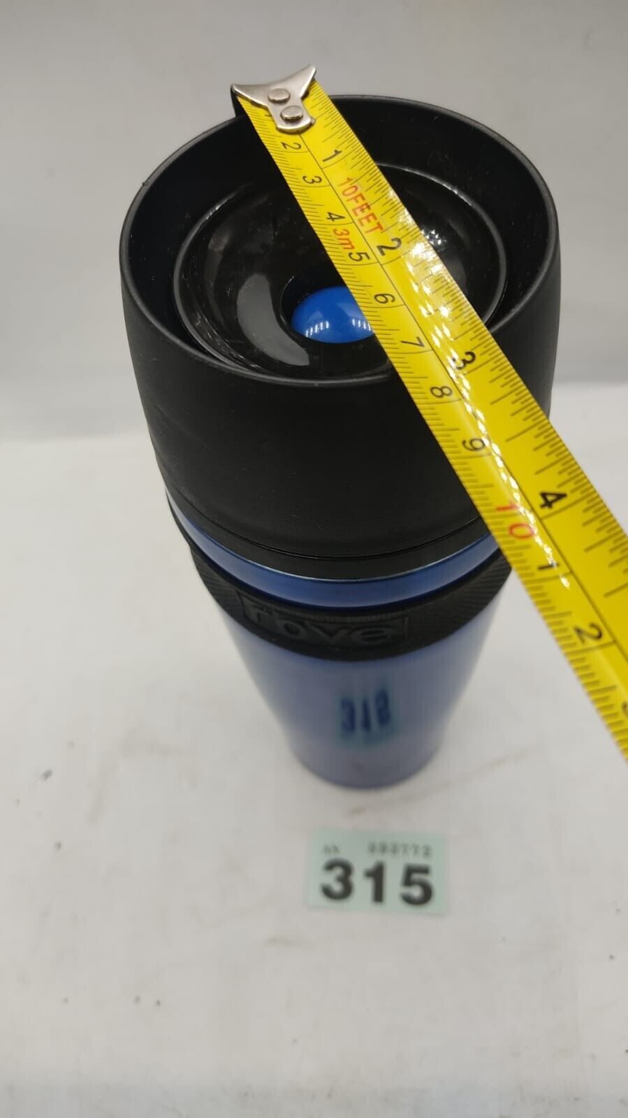 Rove Stainless Steel Double Wall Vacuum Insulated Tumbler. Blue and Black.