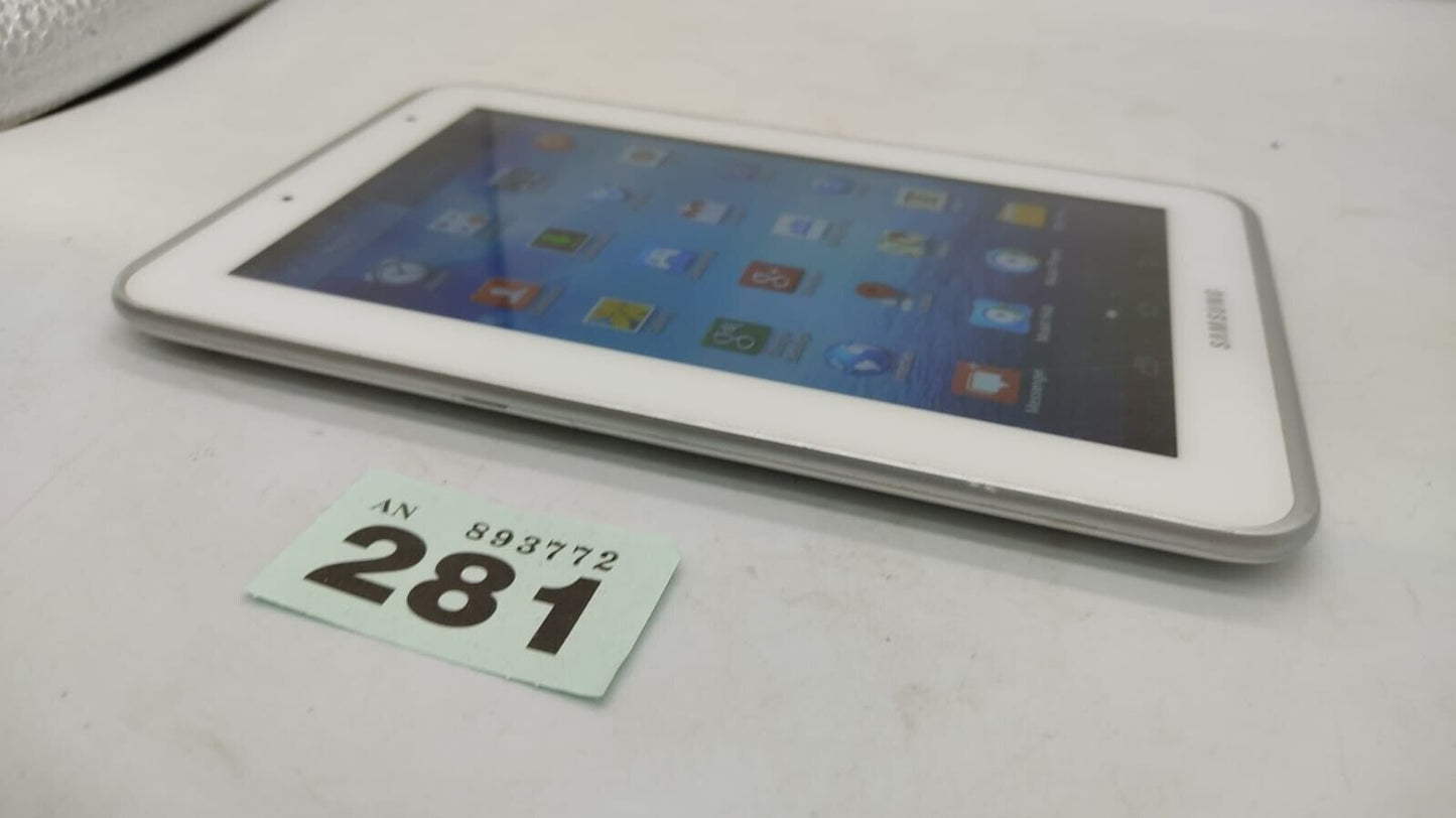 Samsung Galaxy Tab 2 7.0 GT-P3110 Wi-Fi White Android Tablet Device Only Working