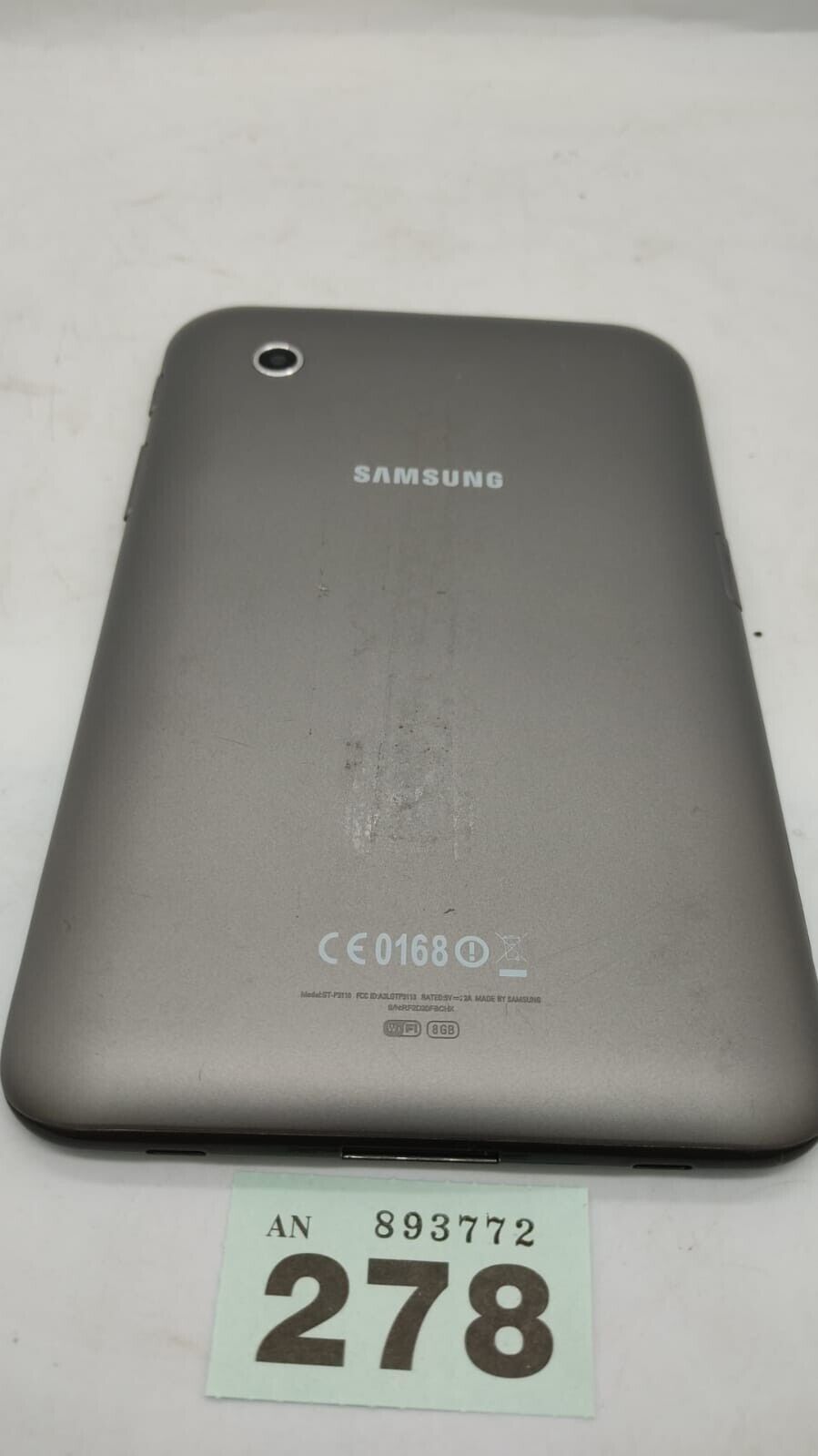 Samsung Galaxy Tab 2 GT-P3110 7.0" Wi-Fi Grey Android Tablet Device Only, Tested