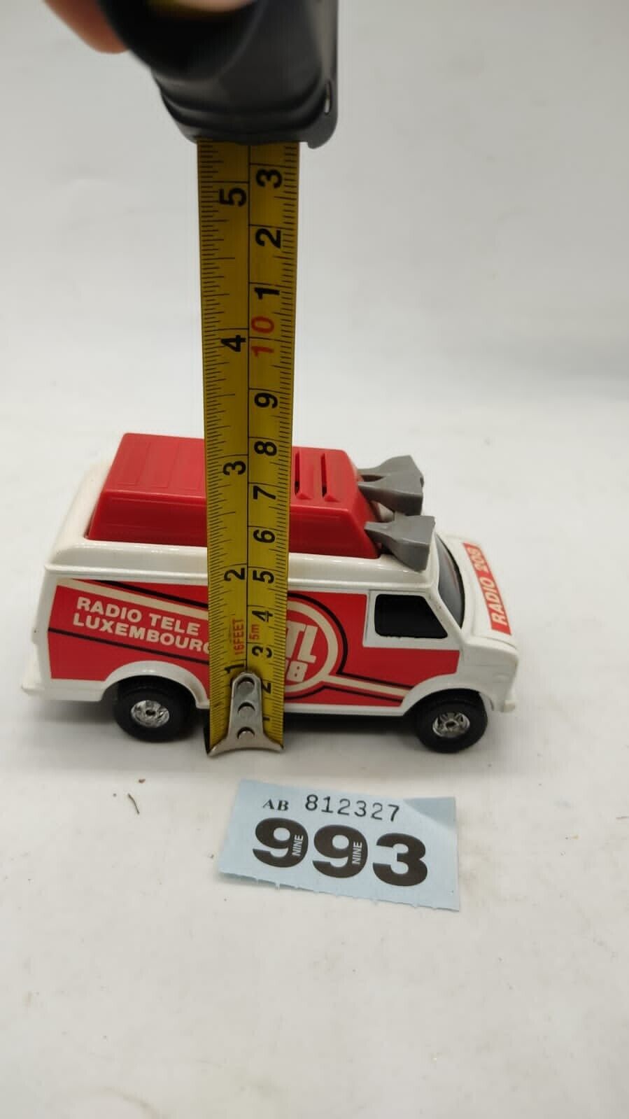 Corgi Radio Luxembourg RTL 208 Corgitronics Chevy Van Novelty Radio, Vintage