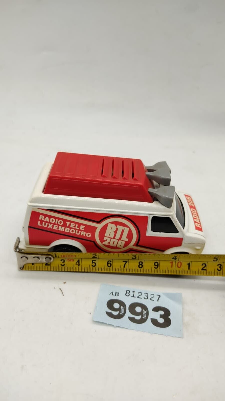 Corgi Radio Luxembourg RTL 208 Corgitronics Chevy Van Novelty Radio, Vintage