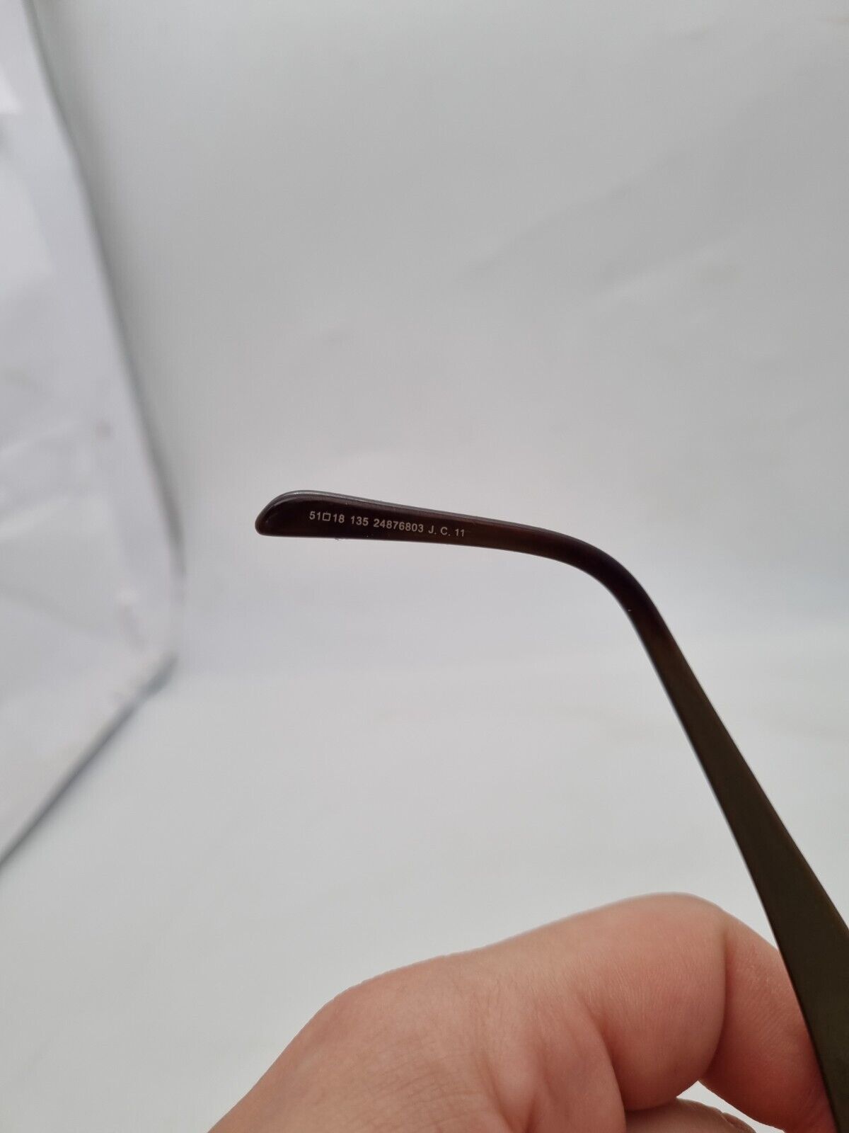 JASPER CONRAN eyeglasses BROWN RECTANGLE glasses frame MOD: 24876803
