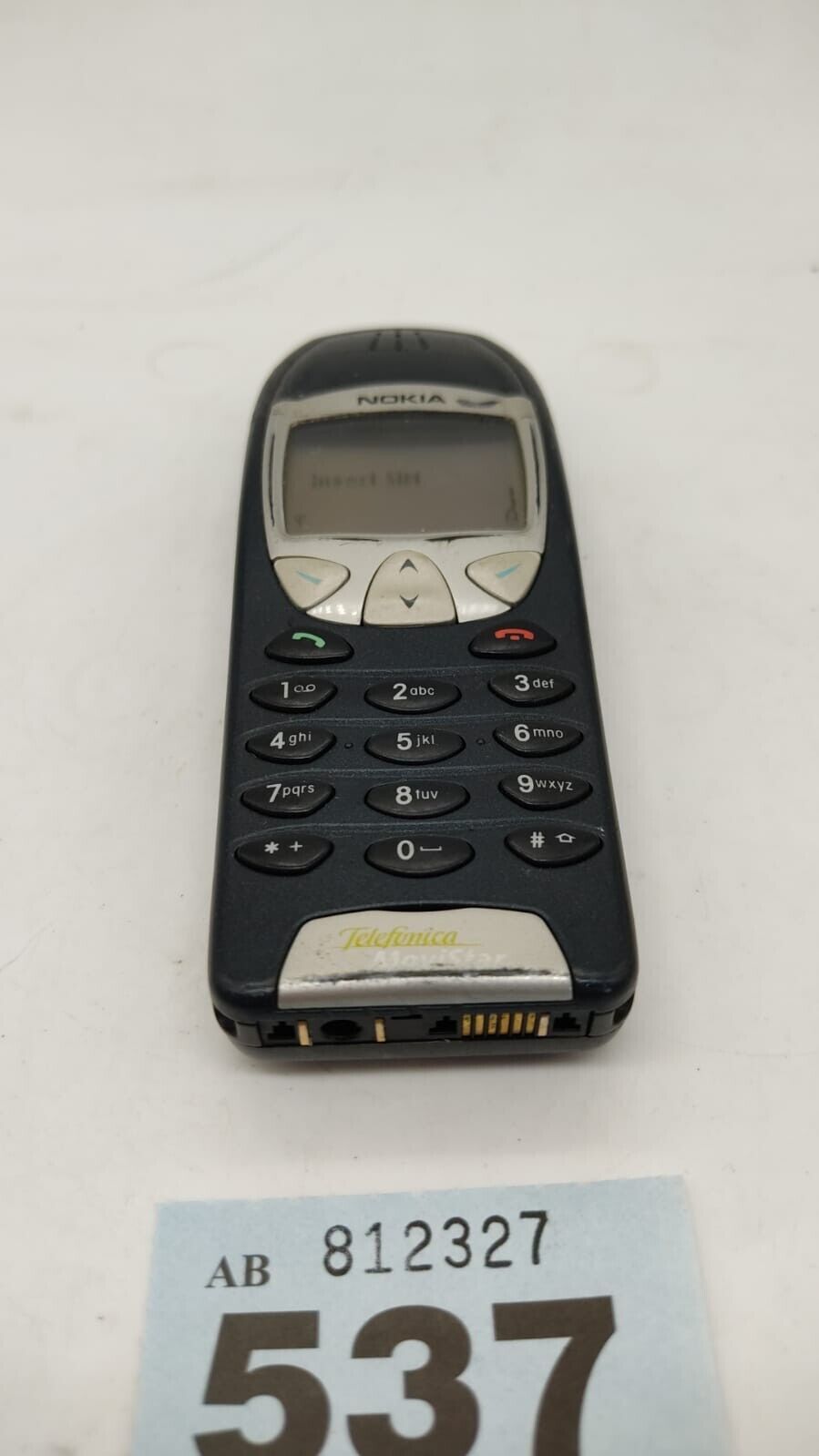 Nokia 6210 Phone, High Capacity Battery, Black - Working,- Vintage