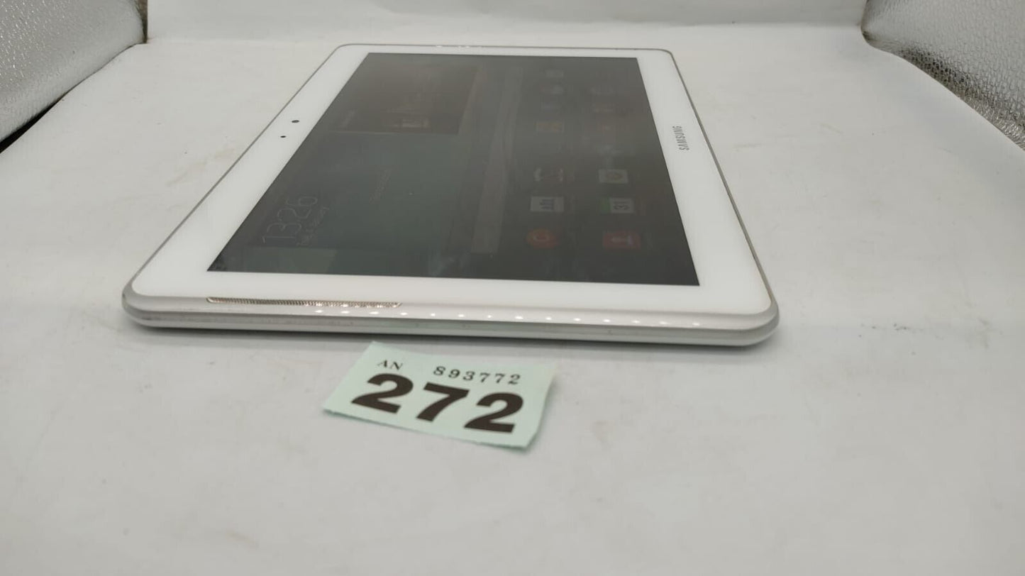 Samsung Galaxy Tab 2 10.1" P5110 16GB Wi-Fi White Android Tablet. Tested Working
