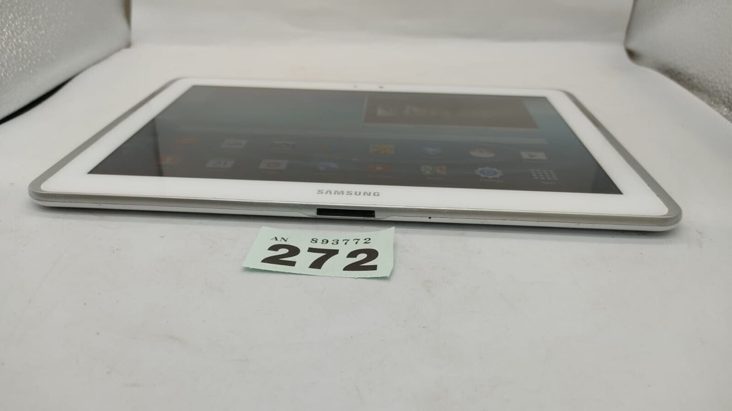Samsung Galaxy Tab 2 10.1" P5110 16GB Wi-Fi White Android Tablet. Tested Working
