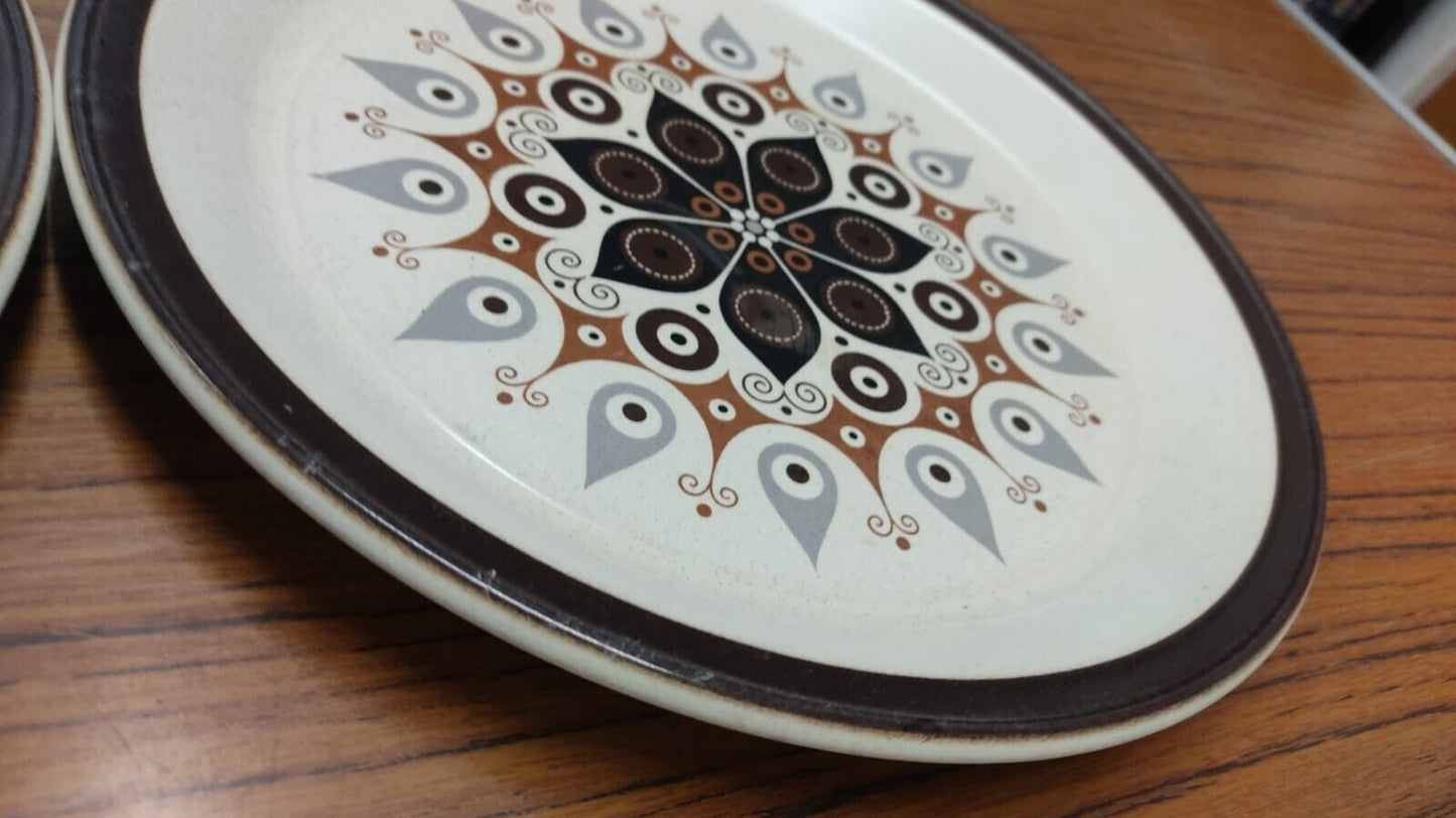 Set of 6 Canadiana Doverstone Staffordshire England Heather Plates