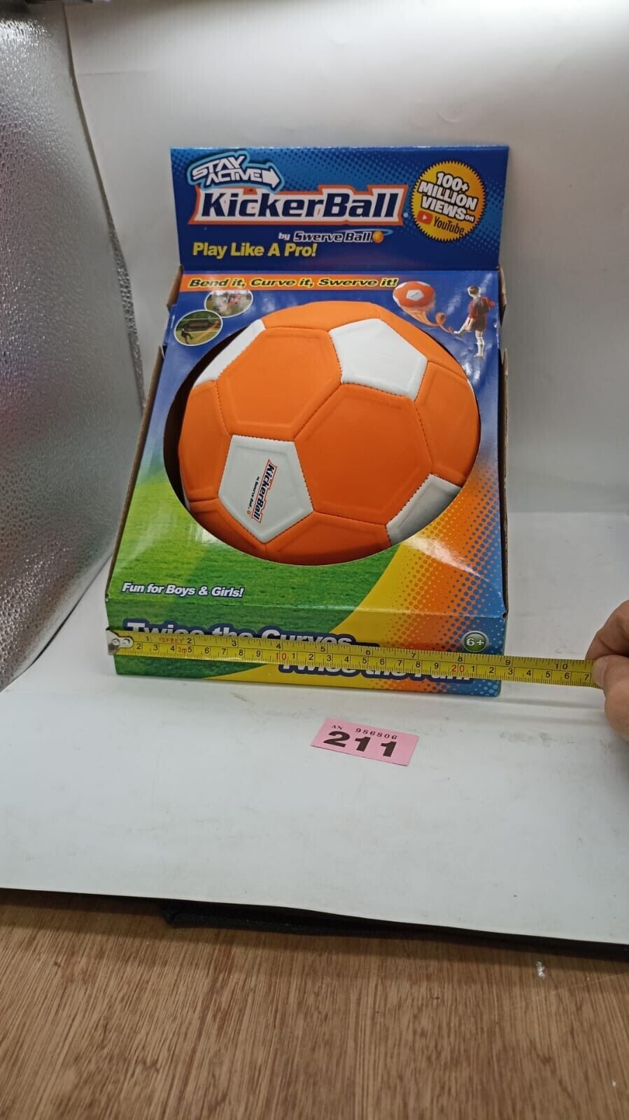 Swerveball - Kickerball - Swerve, Bend, and Curve the Ball With Ease Brand New