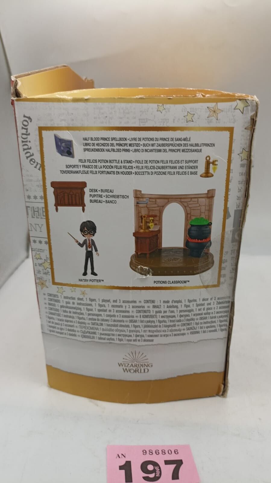 Wizarding World Harry Potter Magical Minis Potions Classroom w/harry Potter Fig