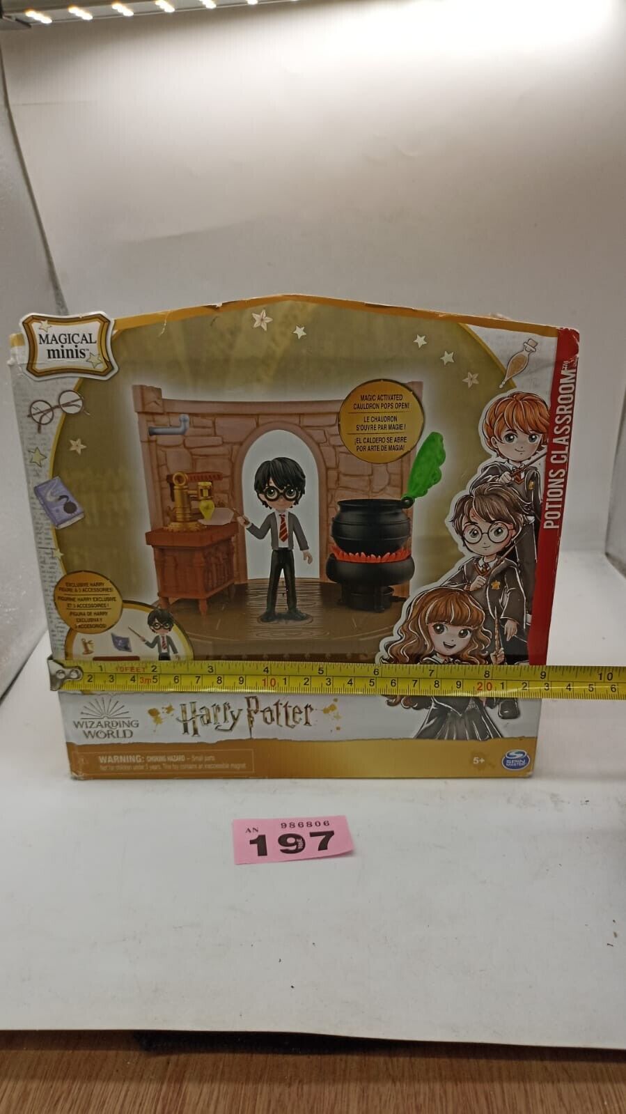 Wizarding World Harry Potter Magical Minis Potions Classroom w/harry Potter Fig