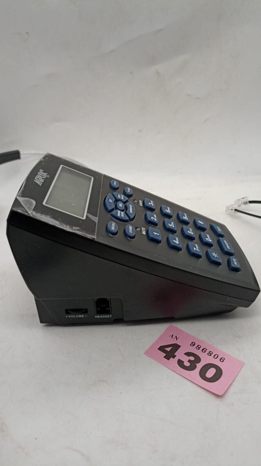 Agptek Hands Free Call Center Telephone Headset, Work From Home. Tested Working