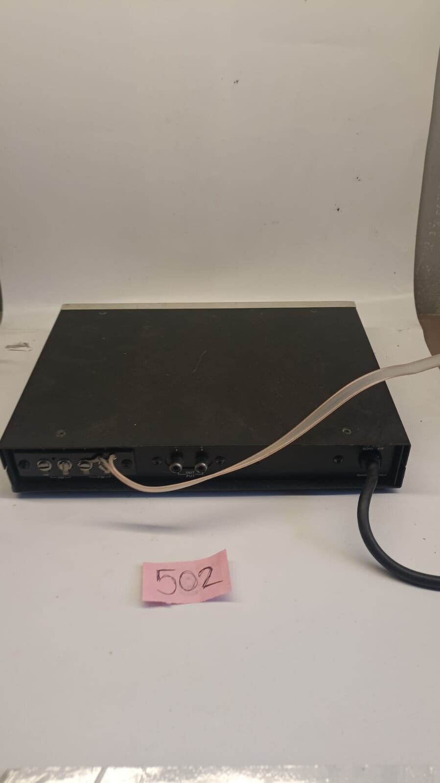 Vintage Audiologic AM/FM Stereo Tuner Silver & Black LX52T Used Tested Working