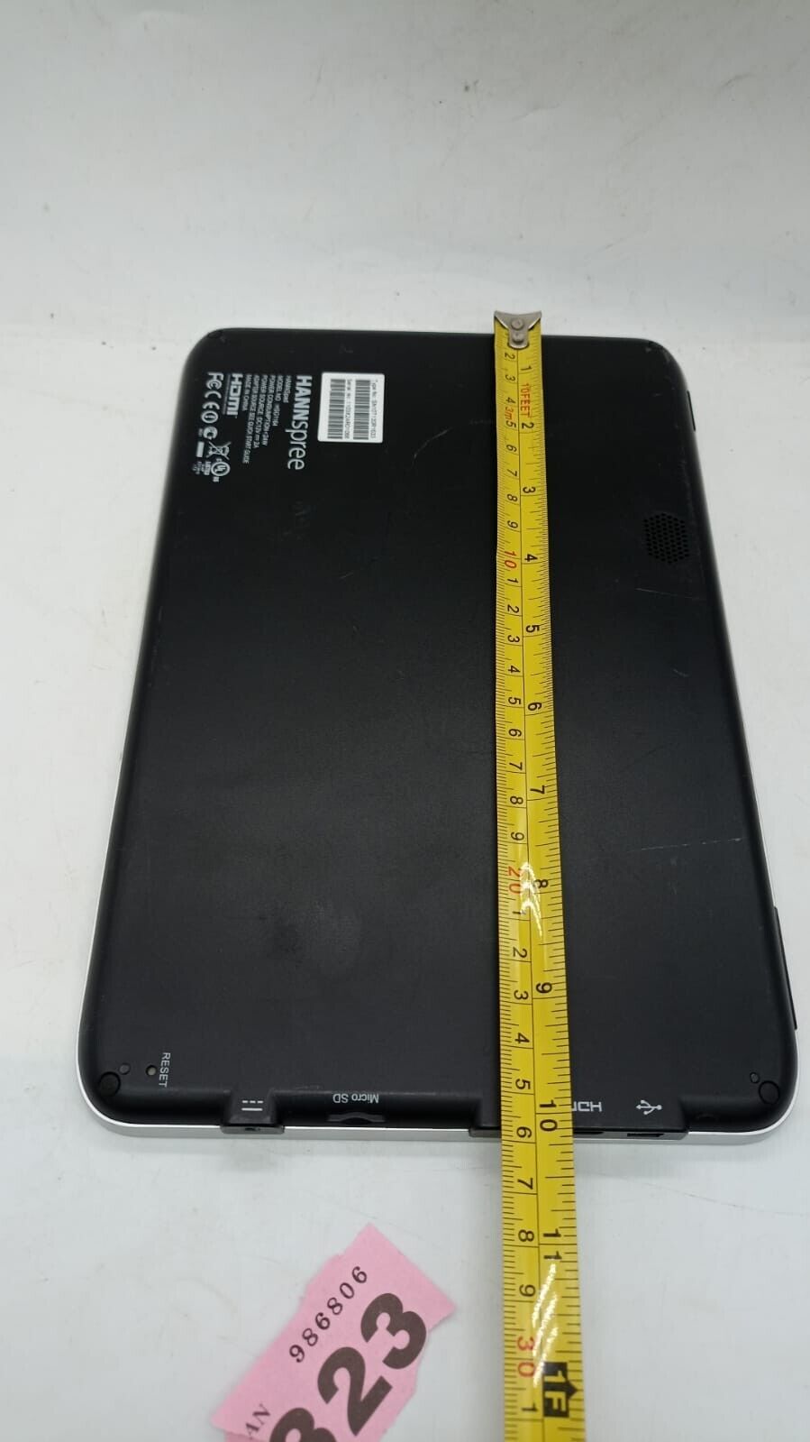 Hannspree HSG1164 10" Android 1.3 GHz Tablet Wi-Fi Spares or Repairs