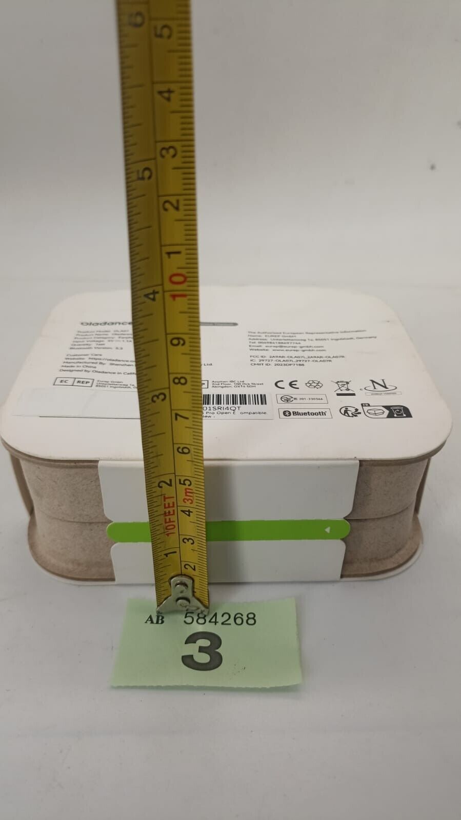 Oladance OWS Pro-Open Ear Wireless Headphones Multipoint w/ charging case Black