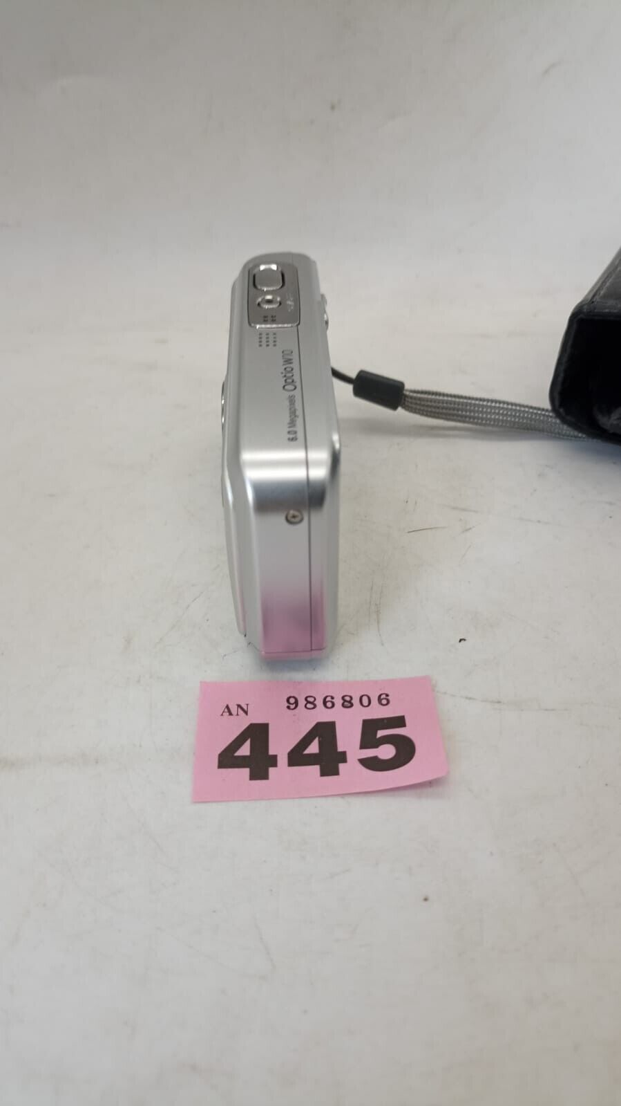 Pentax Optio W20 Waterproof Digital Camera 1 GB SD Battery Spares or Repairs