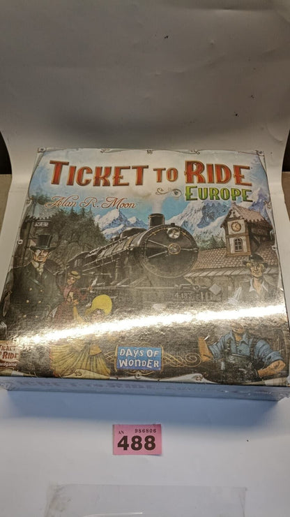 Days of Wonder - Ticket to Ride Europe Board Game Alan R Moon New & Sealed