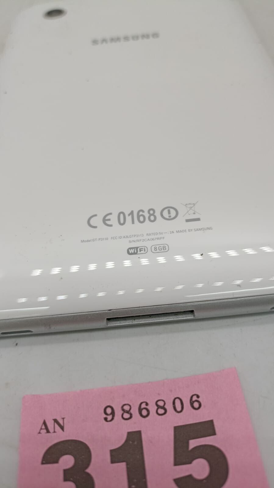 Samsung Galaxy Tab 2 Android 7" Wi-Fi GT-P3110 Device only