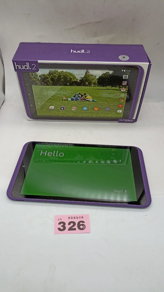 Tesco Hudl 2 HTFA4B 16GB Wi-Fi Purple Android Tablet boxed. Tested