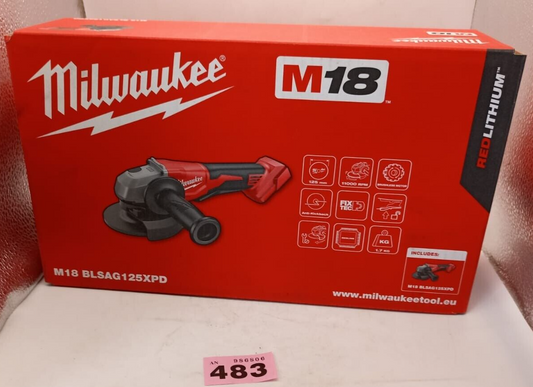 Milwaukee M18 BLSAG115XPD 18v Brushless 125mm Angle Grinder. New and Sealed