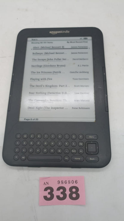 Amazon Kindle 3rd Gen 6" D00901 Spares & Repairs Cracked