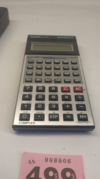 Vintage Casio fx-100D Super FX Scientific Calculator with Case Spares or Repairs