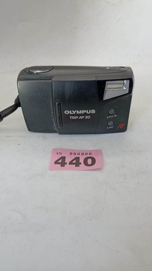 Vintage Olympus Trip Af 30 Olympus Lens 34mm 1:5,6 With Flash Tested Working
