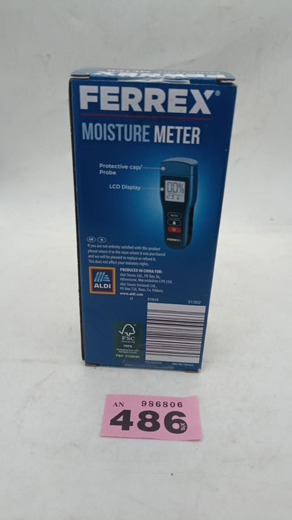 Ferrex GT-FM -05 Moisture Meter for Checking Damp in walls + Free 9V Battery