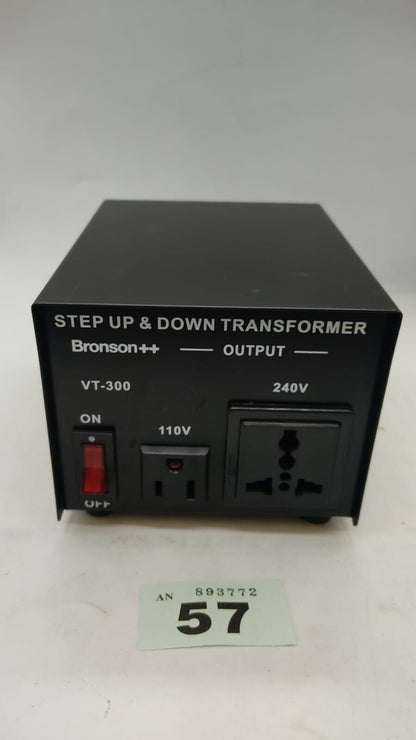 Bronson++ VT 300 Watt Transformer 110 Volt Converter Voltage Convert. New