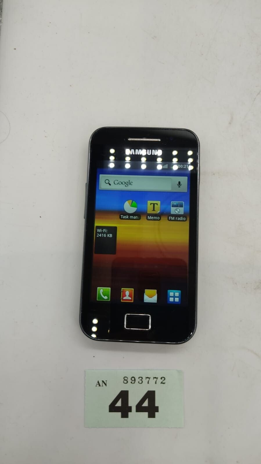 Samsung Galaxy Ace Black GT-S5830I Vodafone Android Unlocked device only used