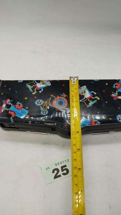 Smiggle Pop Out Pencil Case Black. Plastic Good Condition. Case Only. Used