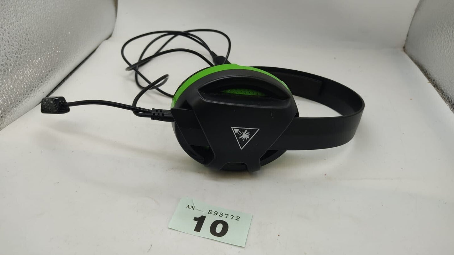 Turtle Beach Recon Chat Wired Headset For Xbox One. Black Green Used. Boxed