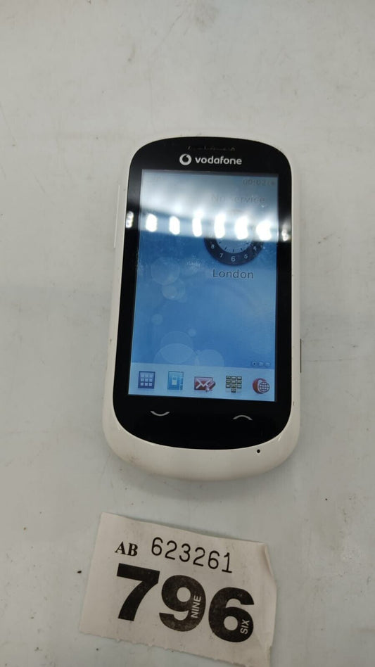 Vodafone 550 130 MB Android 512 MB RAM Smartphone White Device Only. Used