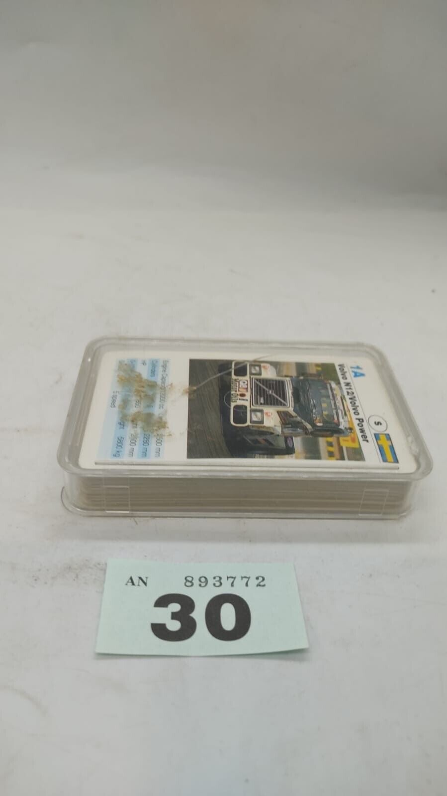 Set Of 30 Vintage 1990 Collectables Top Trump Cards Racing Trucks Plastic Case