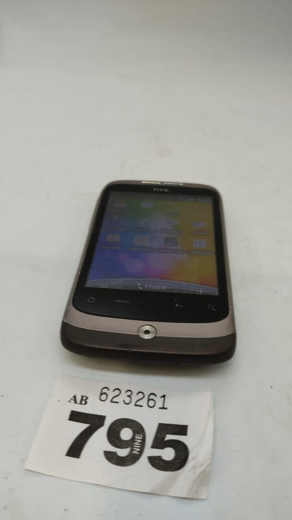 HTC Wildfire A3333 (Network Three) Gray Smartphone Device Only. Used