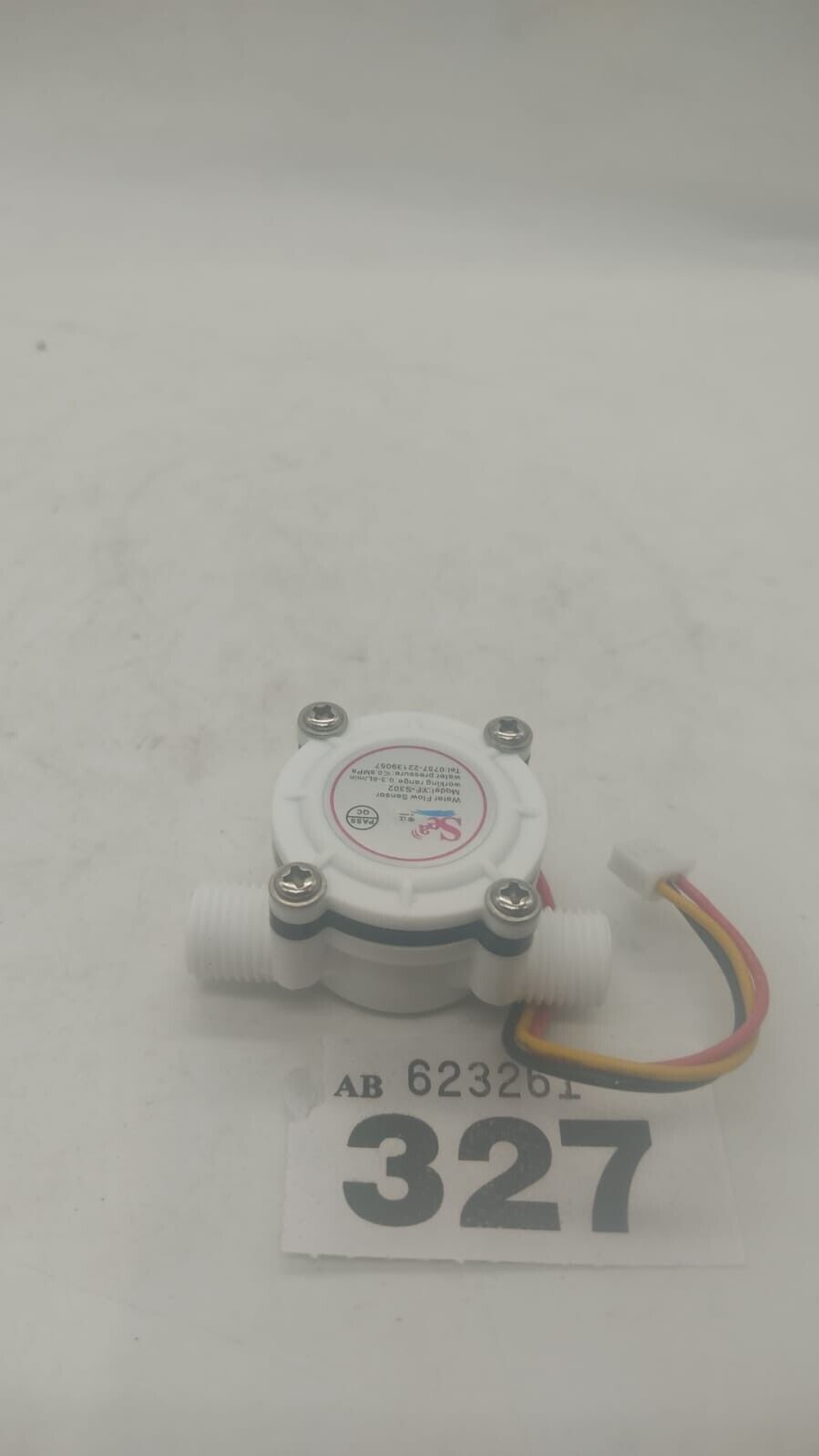 Sea YF-S302 G1/4 DN8 0.3-6LPM DC12V-24V Hall Water Flow Sensor Magnetic Impeller