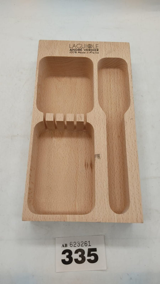 Laguiole Andre Verdier Wooden Cutlery Tidy, Made in France