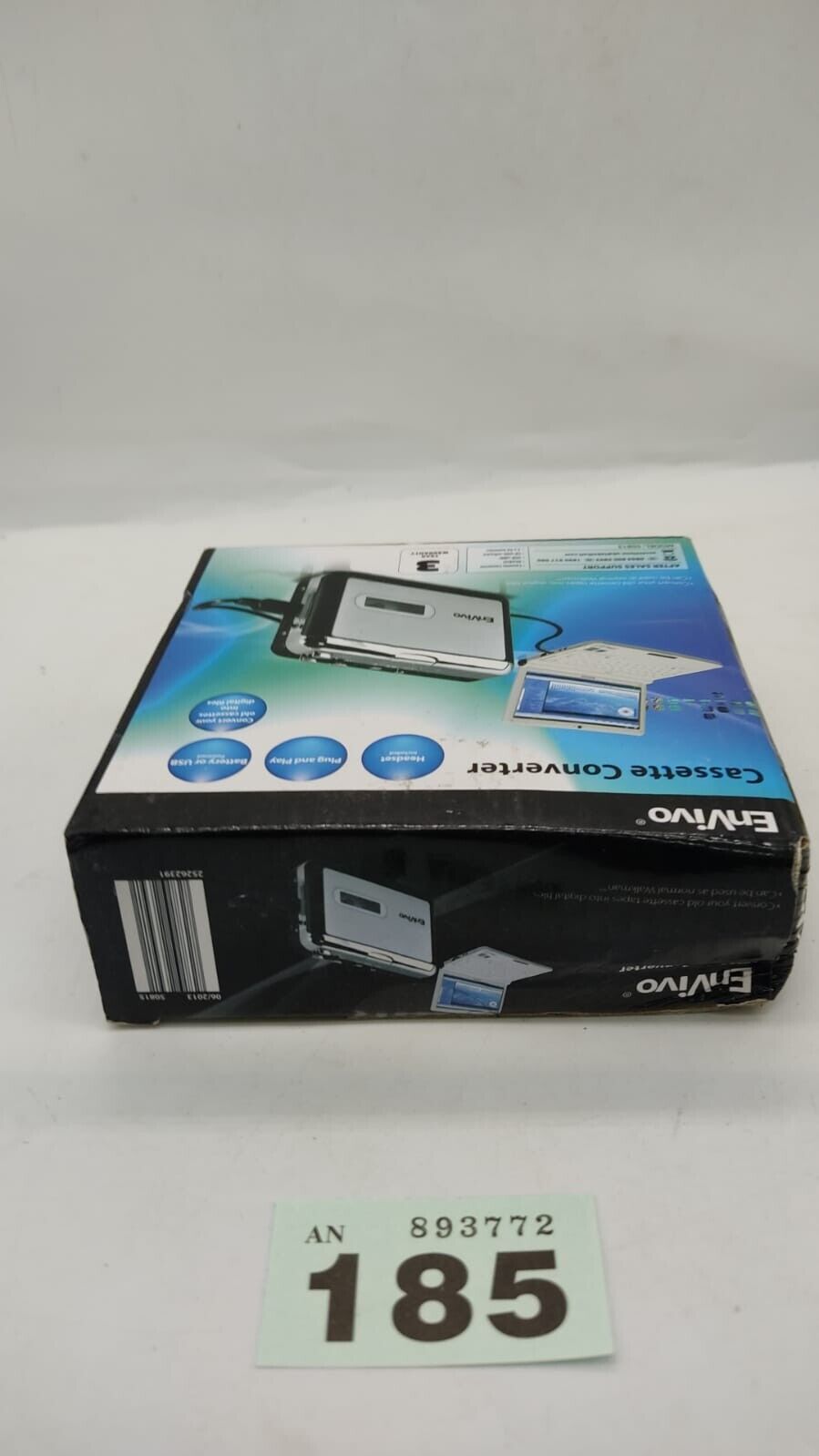 Envivo Cassette Converter. Can Also Be Used Normal Walkman, Model 50815. Boxed