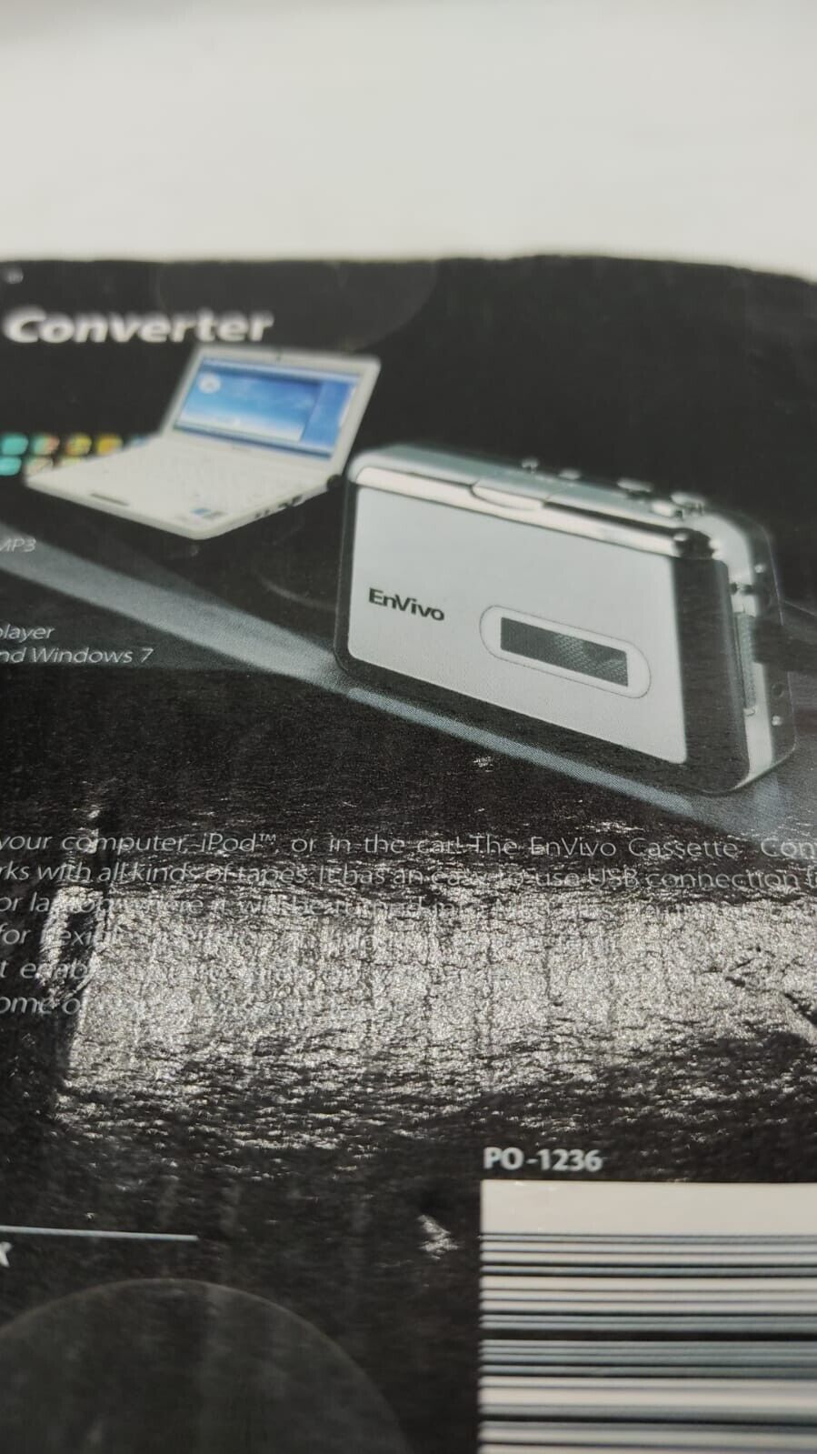 Envivo Cassette Converter. Can Also Be Used Normal Walkman, Model 50815. Boxed