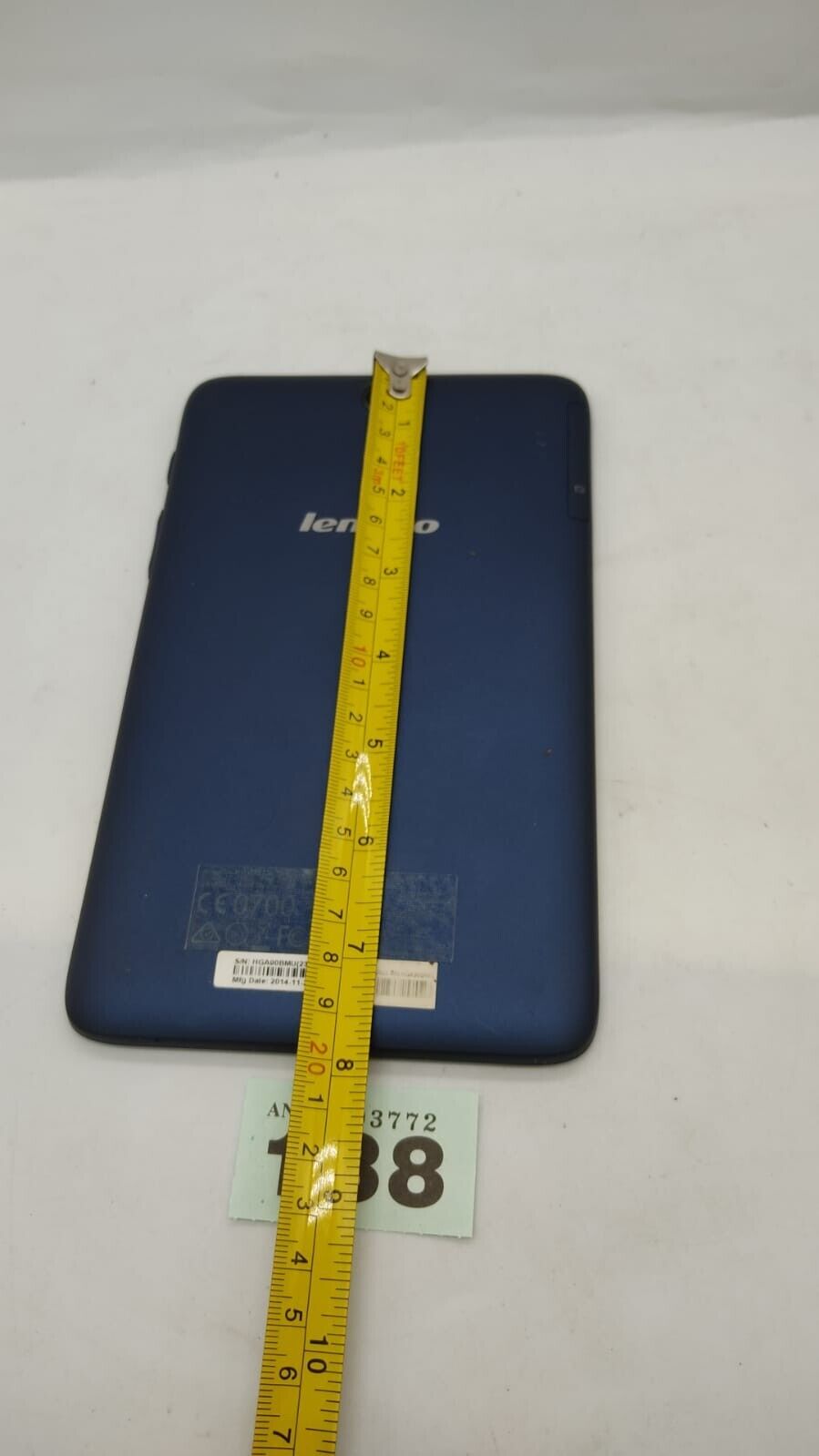 Lenovo A7-50 A3500-F 16GB Wi-Fi Blue Android Tablet. Device only. Used