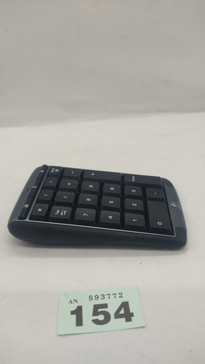 Logitech Wireless 2.4GHz Numerical Number Pad Keypad. Tested working